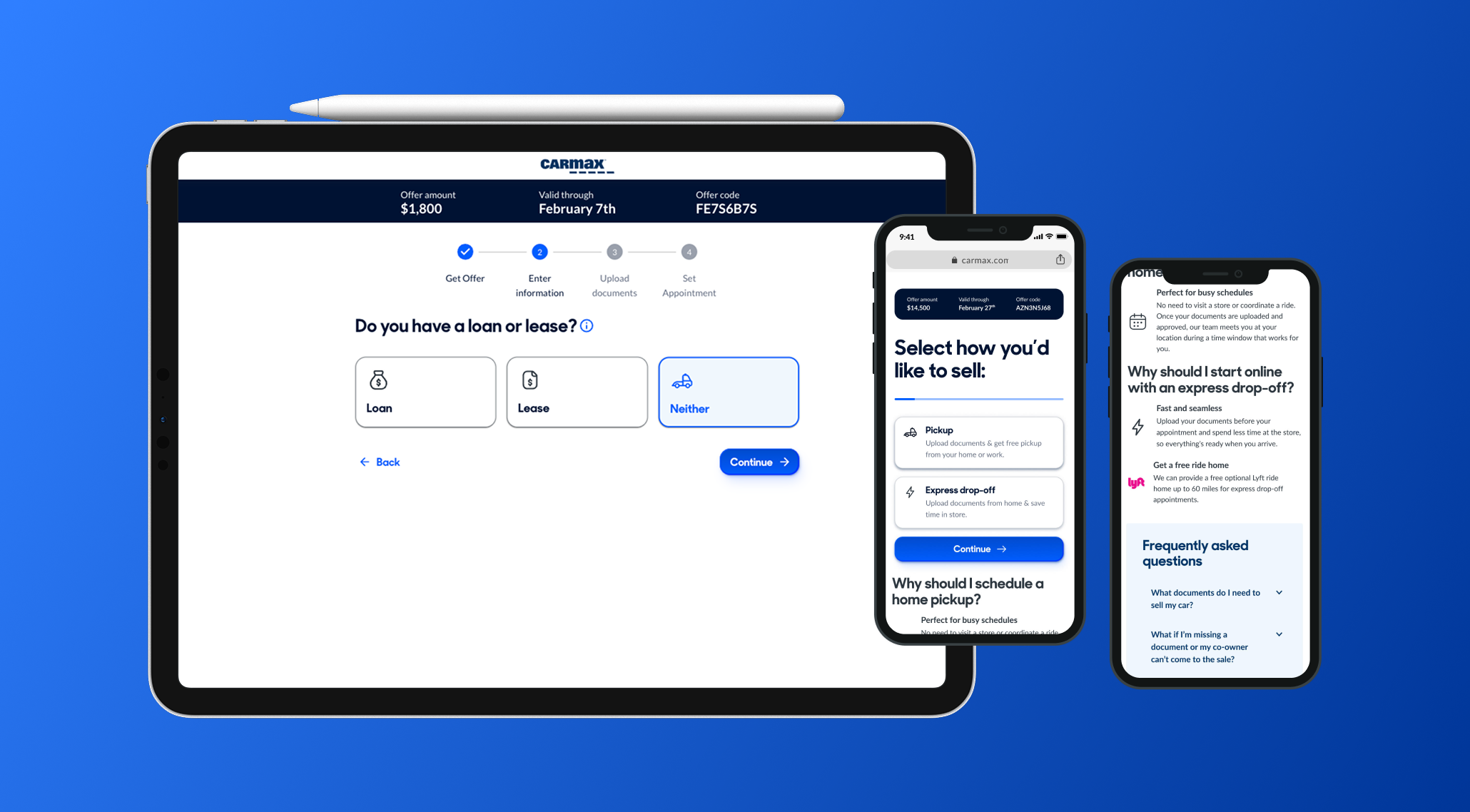 CarMax Appraisal Checkout 2.0